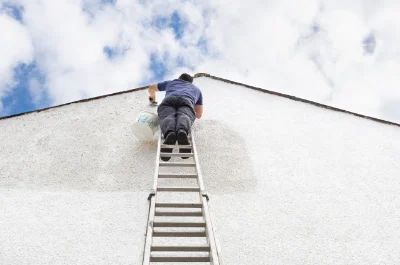 Peinture extérieure à Neuvillette — façades et ravalement